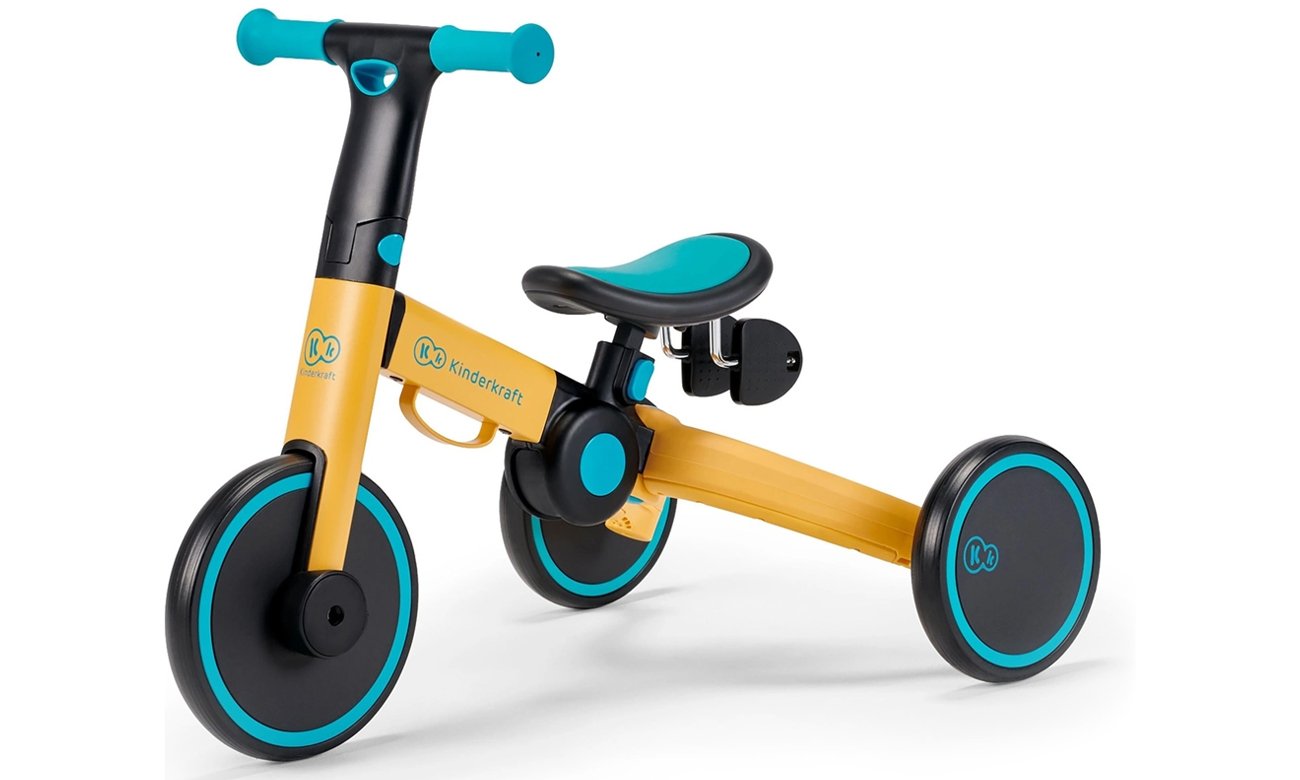 Kinderkraft 4TRIKE Wielofunkcyjny rowerek trójkołowy 3w1 Sunflower Blue