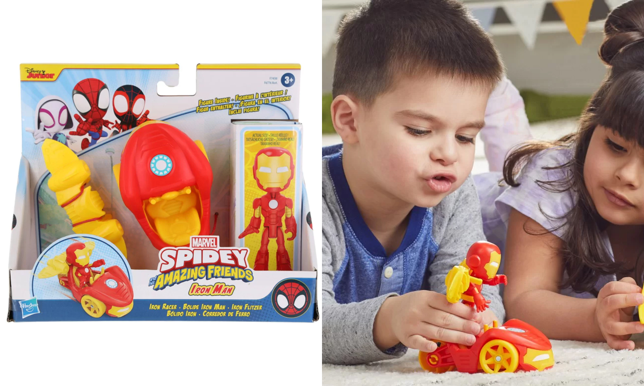 Hasbro Spidey I Super Kumple Figurka Akcji Iron Man Pojazd Figurki