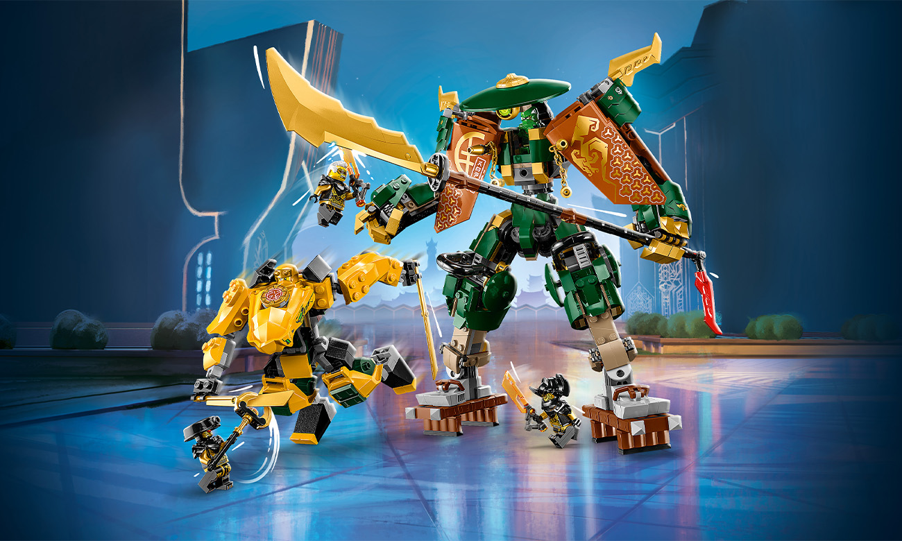 Lego Ninjago Dru Yna Mech W Ninja Lloyda I Arina Klocki Lego