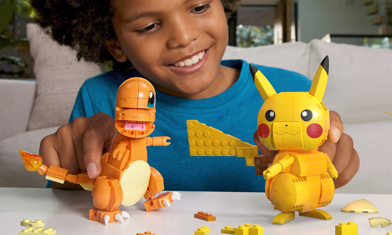 Mega Bloks Mega Construx Pokemon Buduj I Eksponuj Trio Z Kanto Klocki