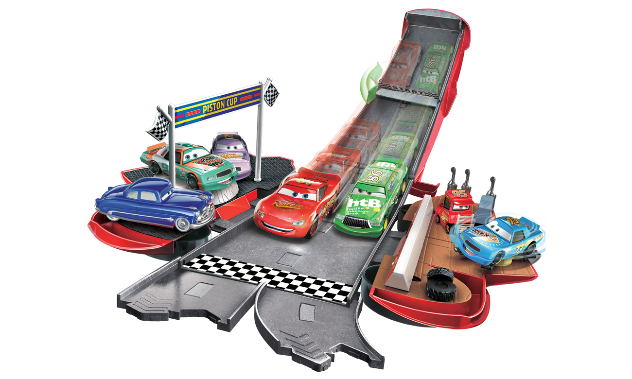 Mattel Cars Zygzak Rozkładany tor wyścigowy