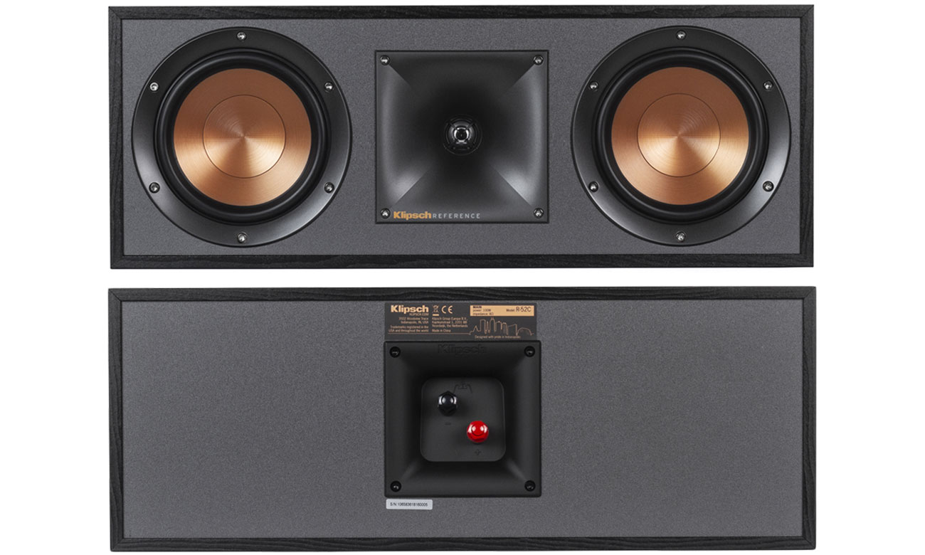 Kolumna centrala Klipsch R-52-C czarne