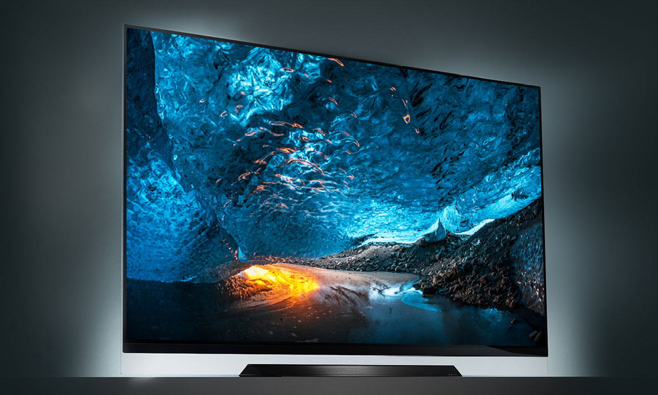 Smukły telewizor OLED na szkle LG OLED55E8 55 cali