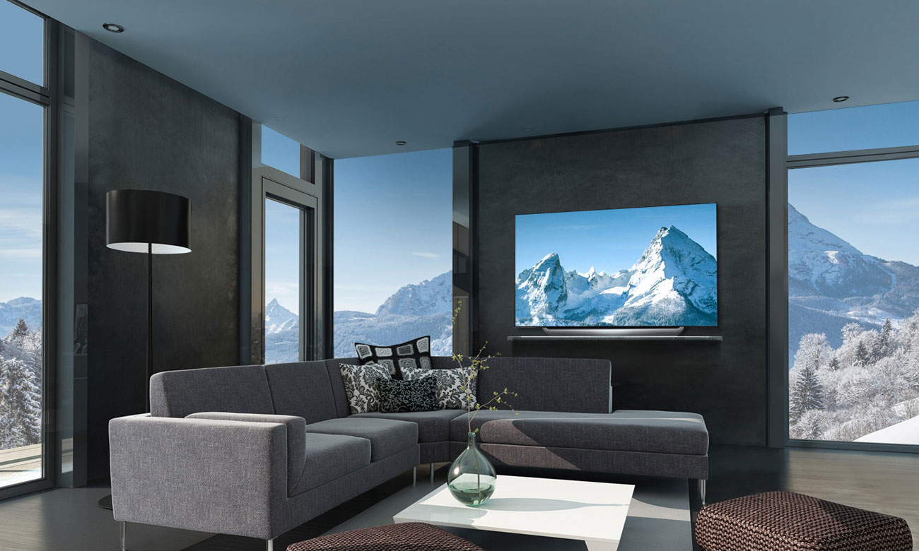 Smukły telewizor OLED LG OLED65C8 65 cali