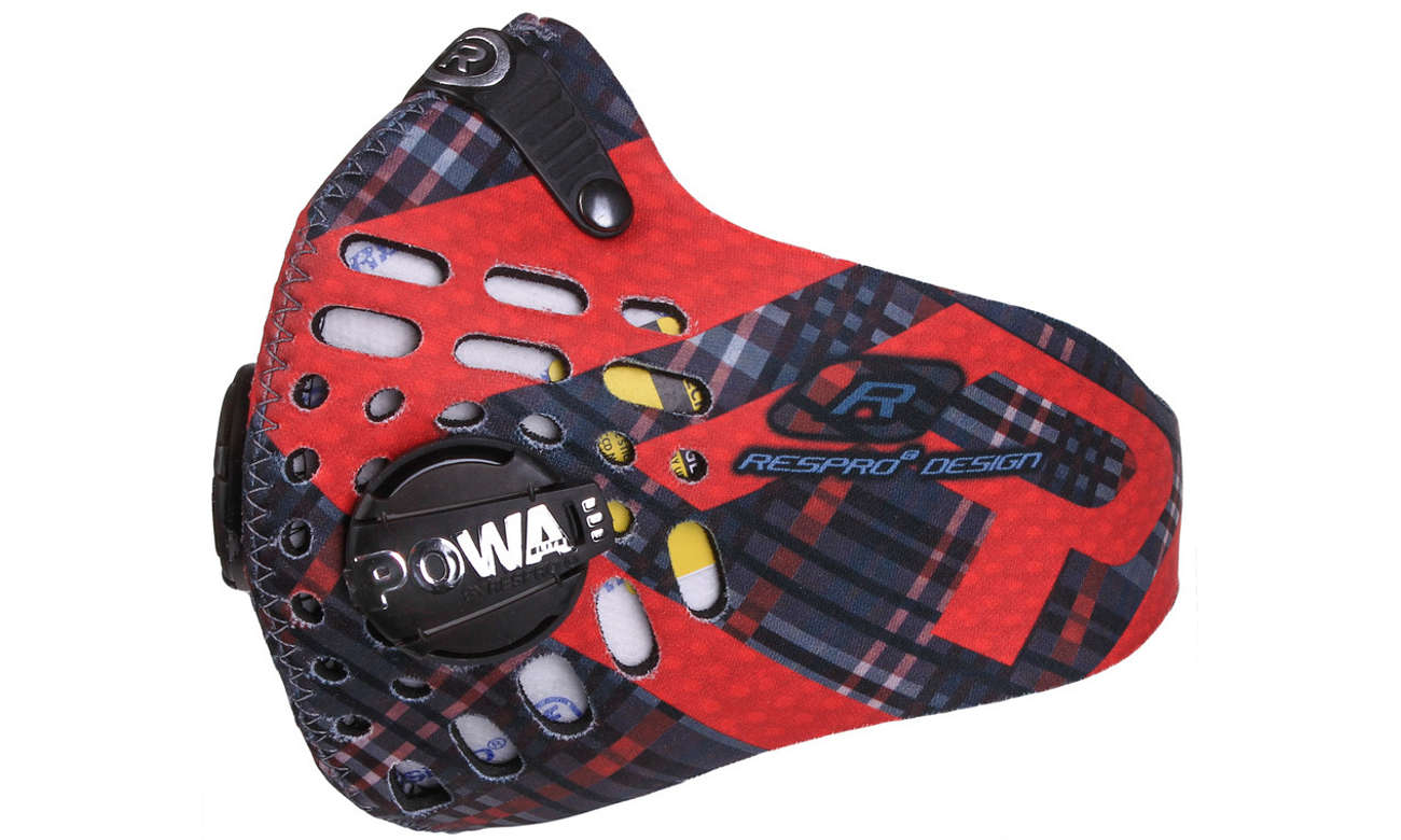 Maska Respro Skin Tartan Red