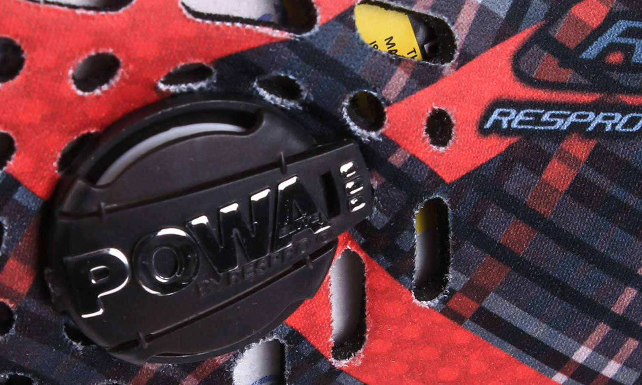 Maska antysmogowa Respro Skin Tartan