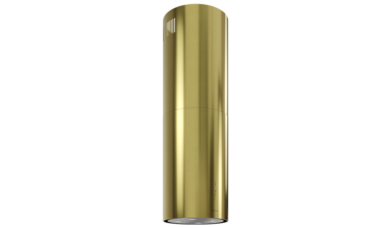GLOBALO Okap wyspowy Cylindro Isola 39.6 Light Gold Mat