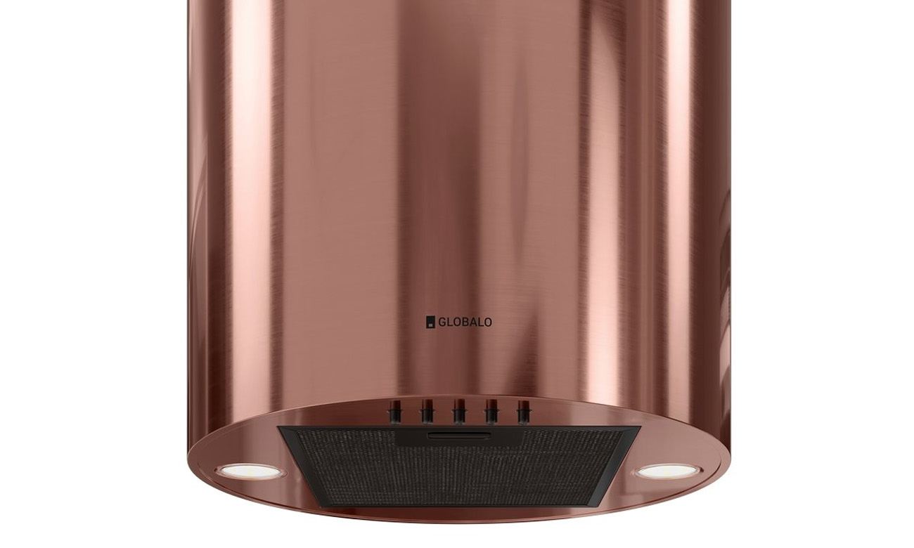 Okap kuchenny GLOBALO Lobelio Isola 39.1 Wine Copper