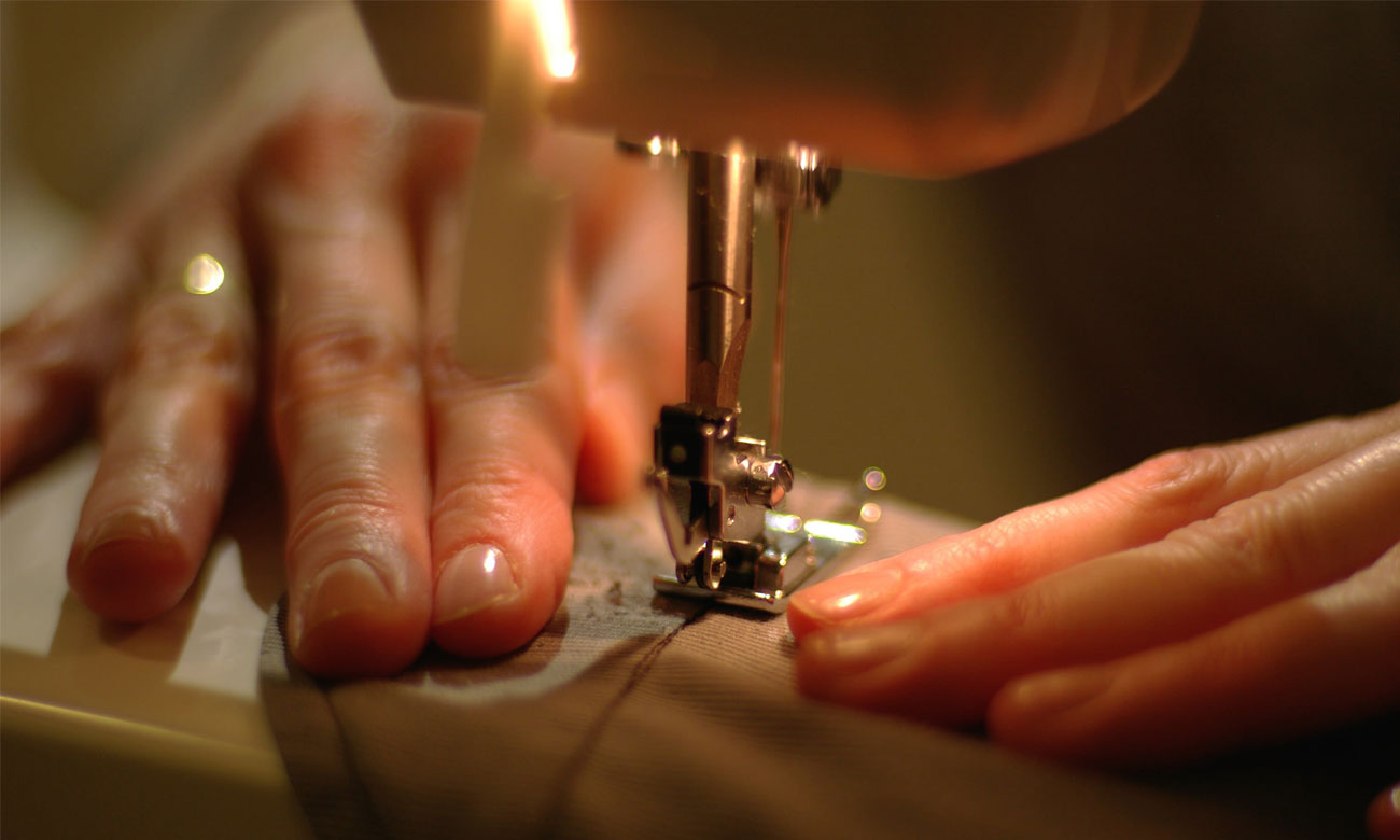 Szycie maszyną Łucznik