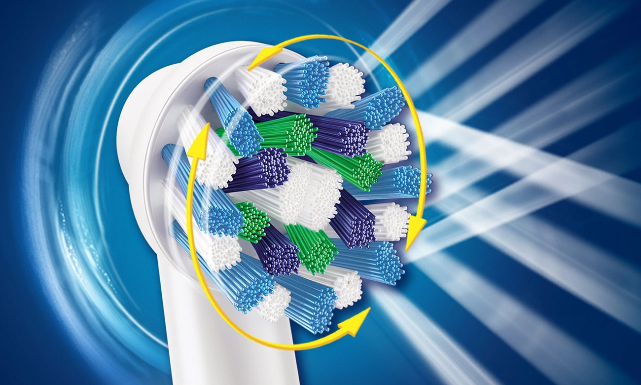 końcówka CrossAction w Oral-B Pro 2500 black