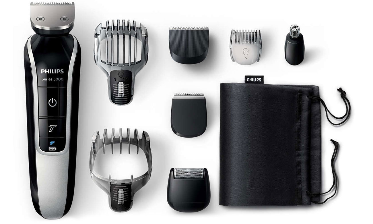 Zawartość zestawu Philips Multigroom Series 5000 QG3371/16