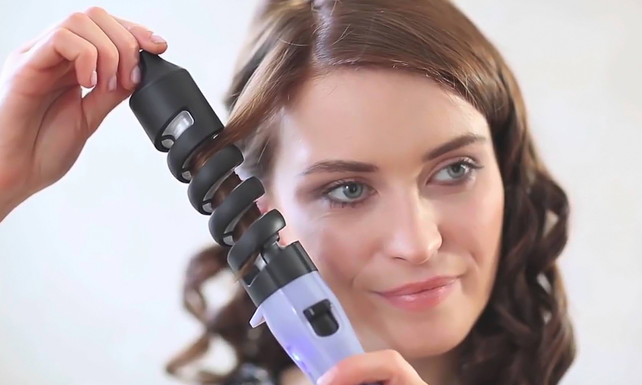 Fryzura po użyciu lokówki Remington