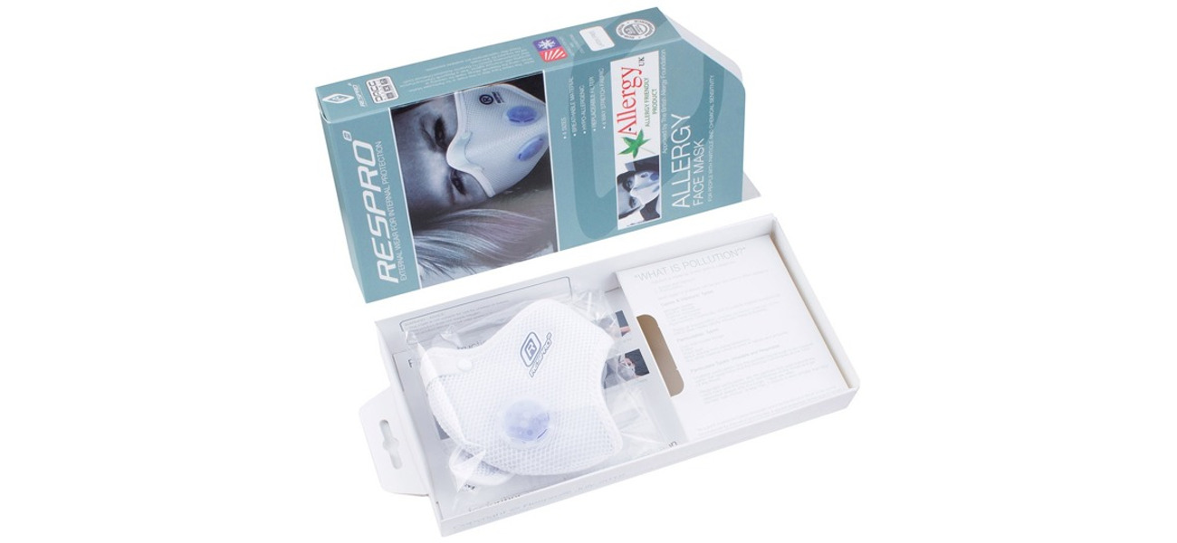 Maska dla alergików Respro Allergy White