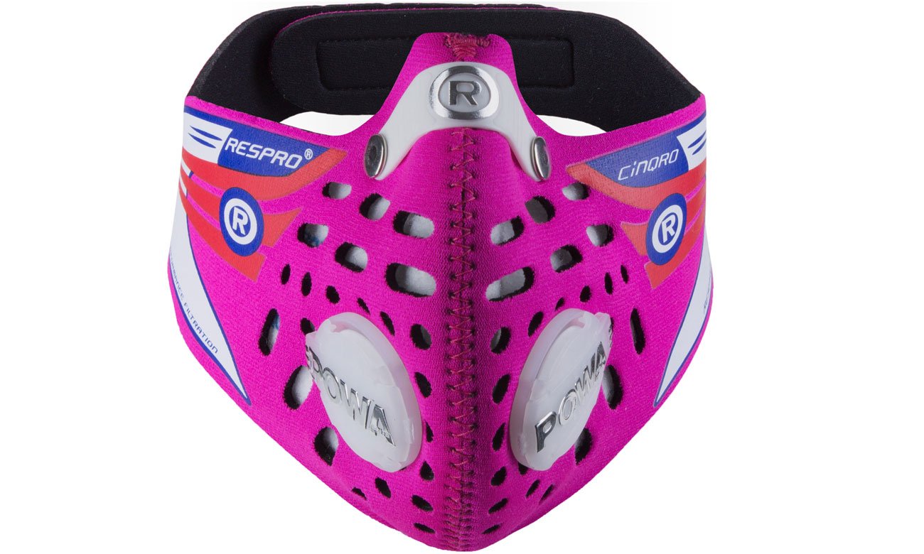 Maska antysmogowa Cinqro Pink M