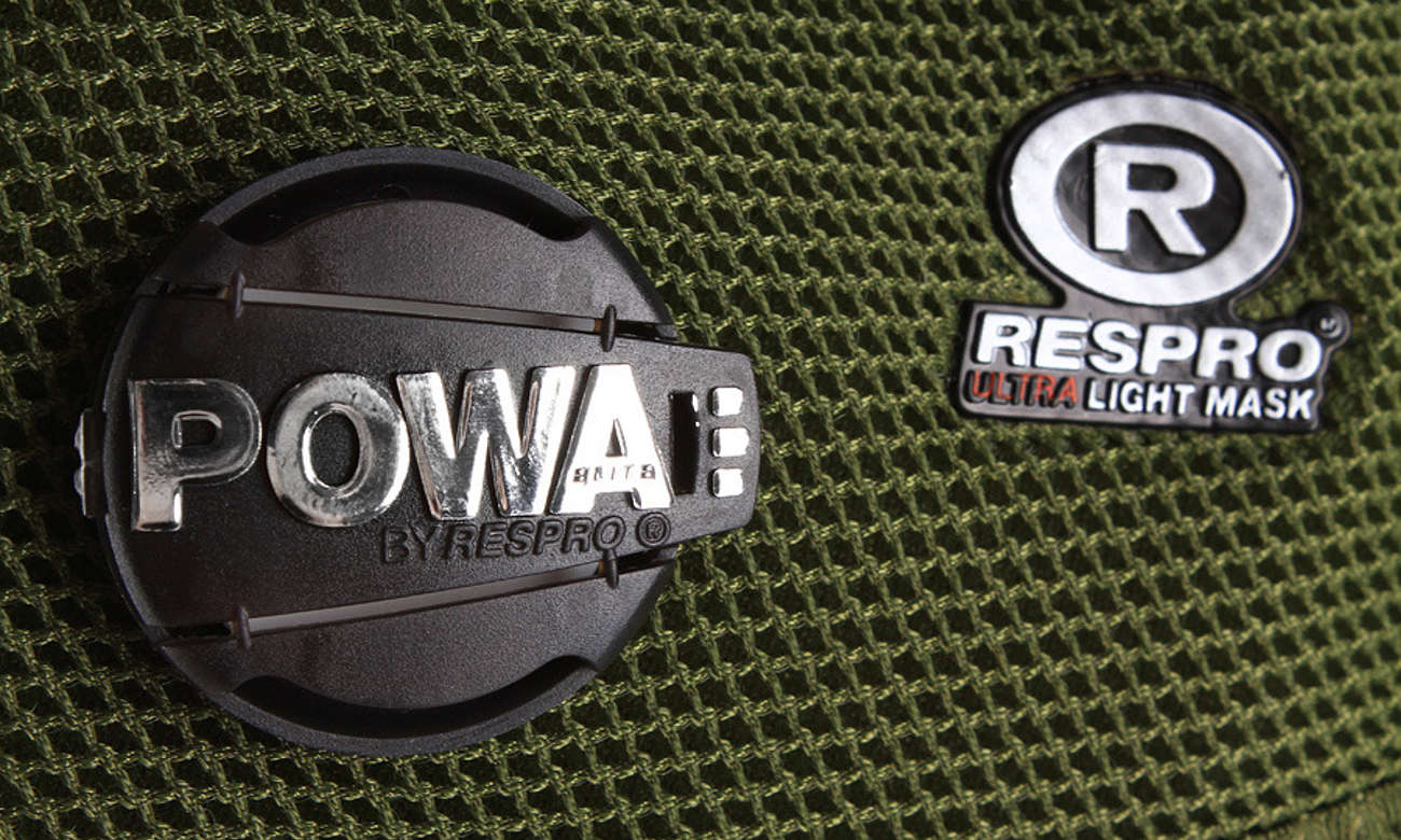 Respro Ultralight green posiada zawory Powa Elite