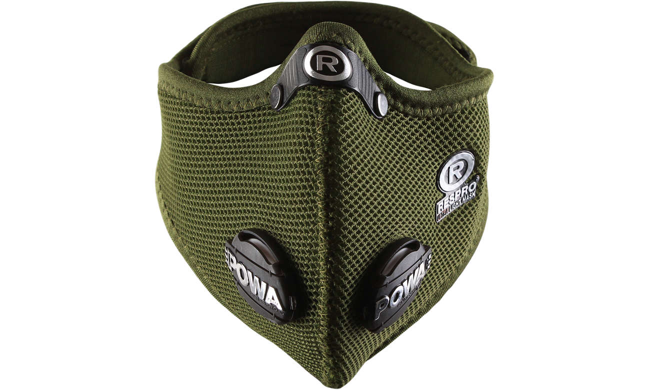Maska antysmogowa Respro Ultralight green L