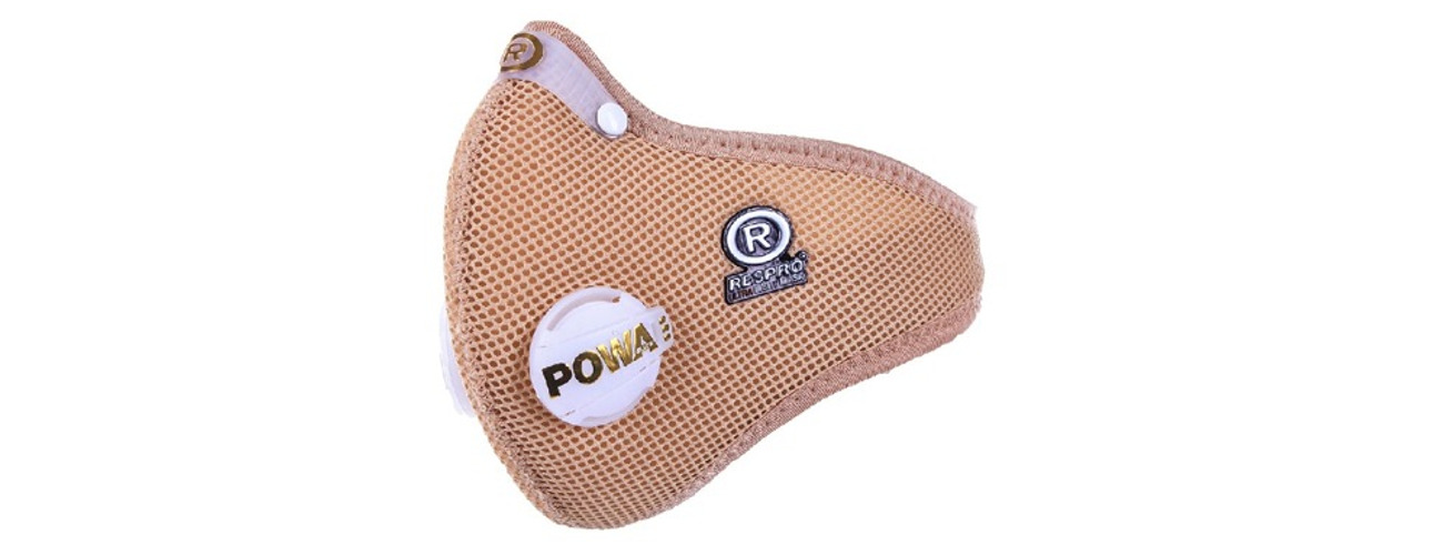 Antysmogowa maska Respro Ultralight sand