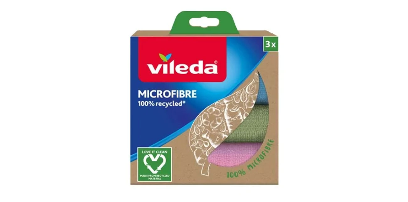 Ściereczki z mikrofibry Vileda 100& Recycled 3 szt.&nbsp;168310