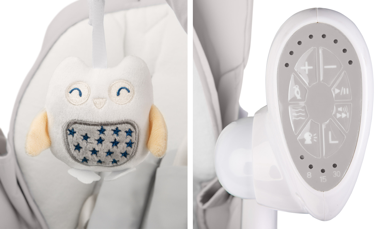 huśtawki dla dzieci niemowląt caretero indigo