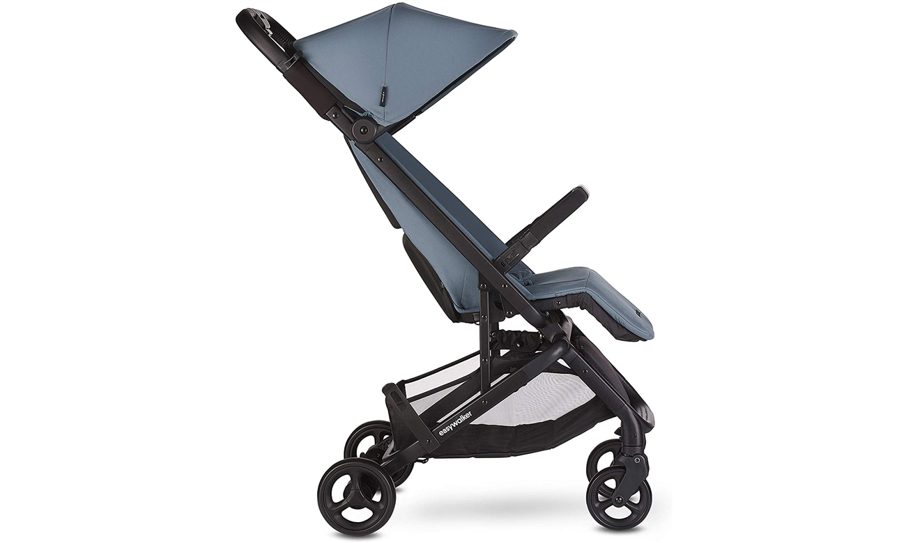 Kompaktowy wózek spacerowy z torbą transportową Easywalker Miley Ocean Blue
