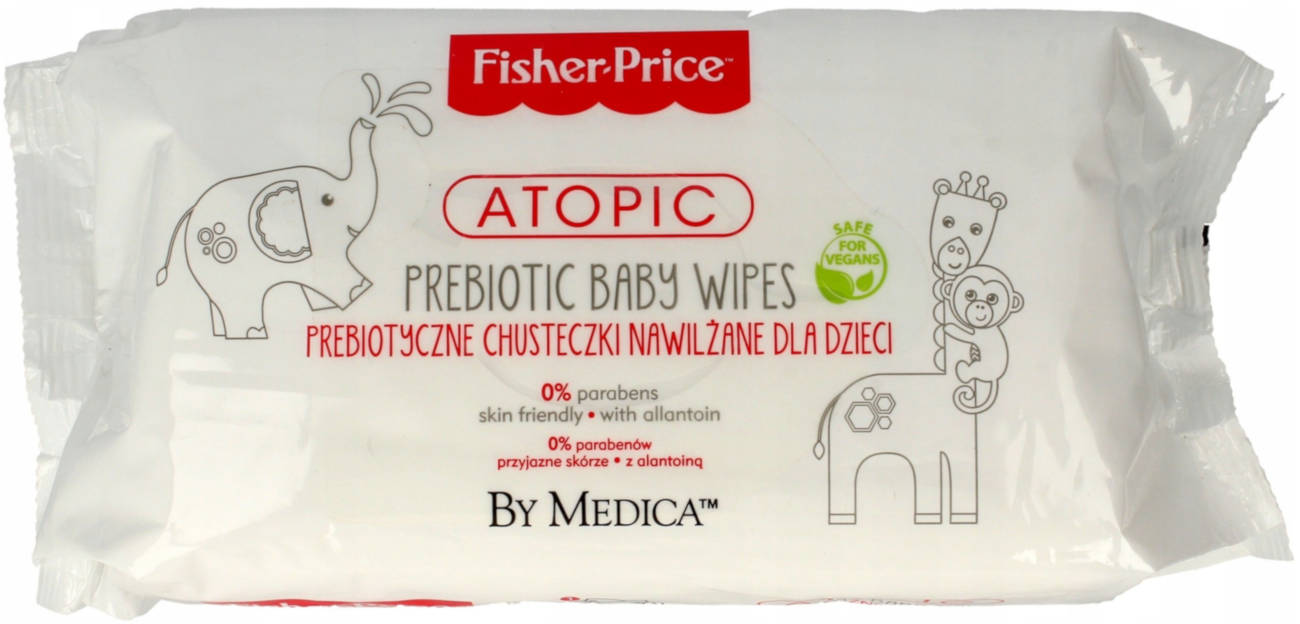 Fisher-Price Atopic Chusteczki nawilżone dla dzieci 72 szt.