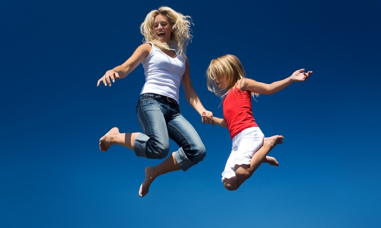 trampolina z siatką HOPPA 312 do ogrodu