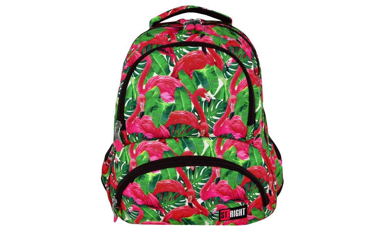 plecak majewskiego Flamingo Pink & Green