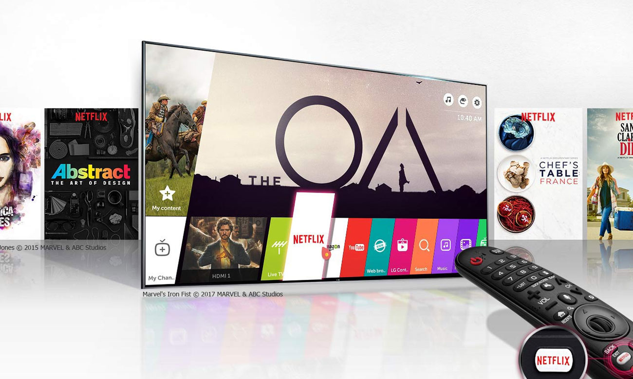 Bezpieczny i funkcjonalny system Smart webOS w tv LG 50UK6750