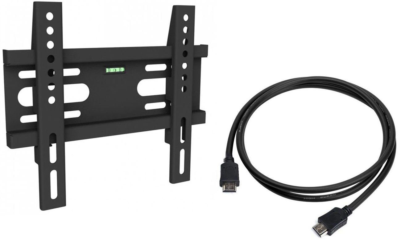 Uchwyt ART AR-44 i kabel HDMI w zestawie