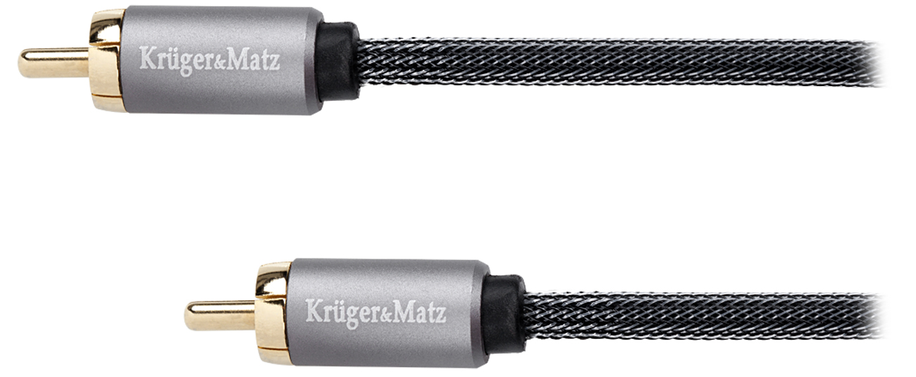 Kabel Kruger&Matz KM0302 1RCA-1RCA 1,8m