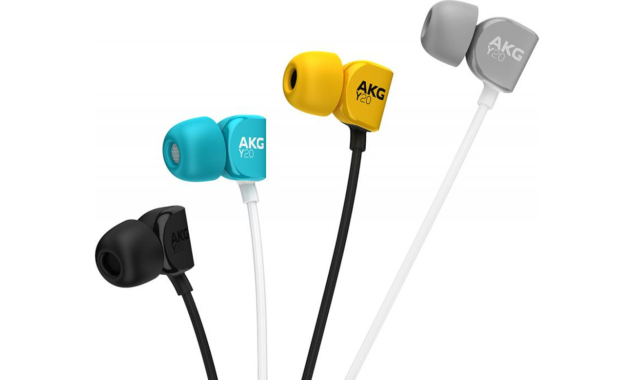 Czysty dźwięk w słuchawkach Y20U AKG