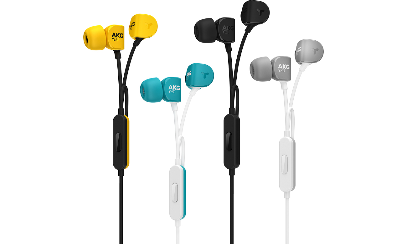 Wygodne słuchawki Y20U AKG