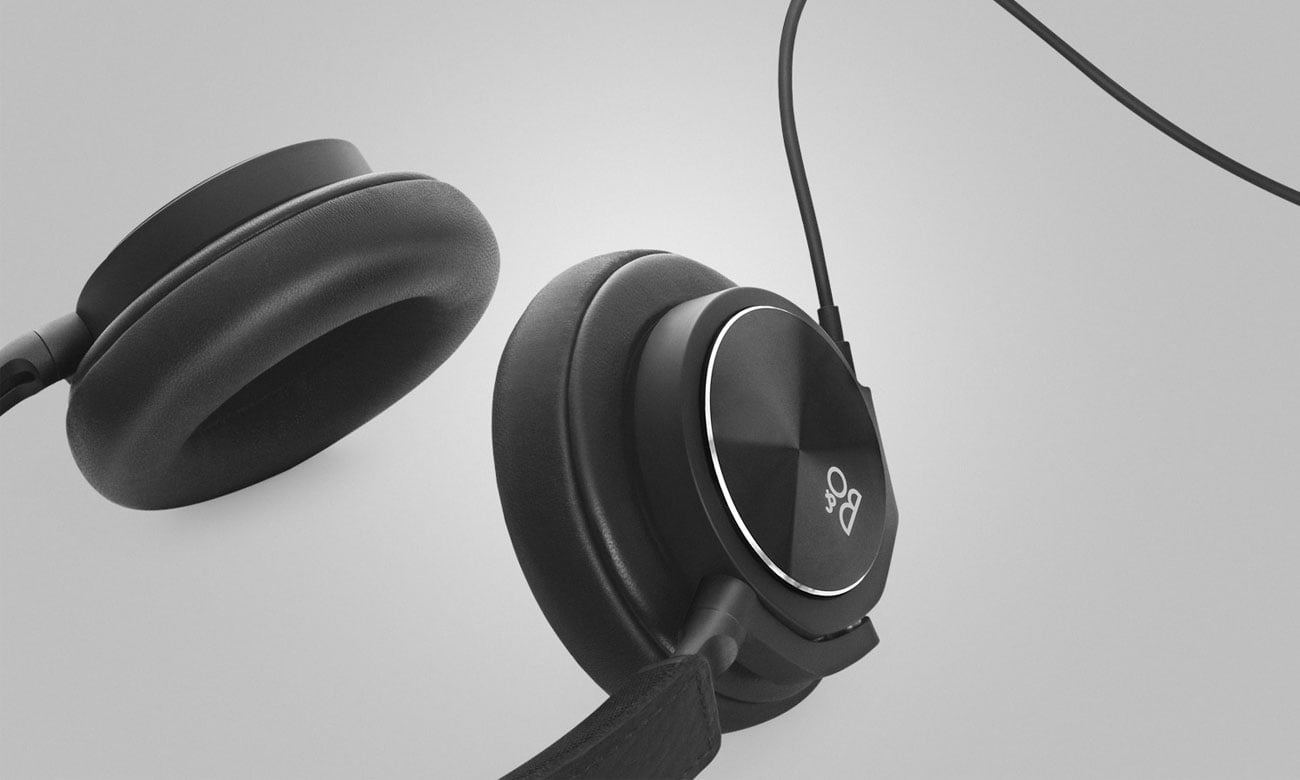 Aluminiowe słuchawki Bang & Olufsen BEOPLAY H6 Black Leather