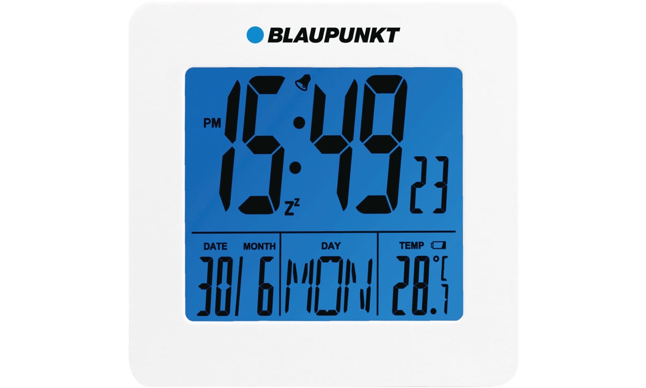 Blaupunkt CL02WH Zegar z alarmem i temperaturą biały
