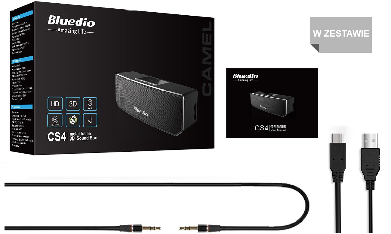 Akcesoria do głośnika przenośnego Bluedio CS-4