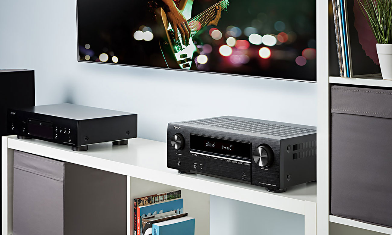 Amplituner kompatybilny z 4K Denon AVR-X250BT