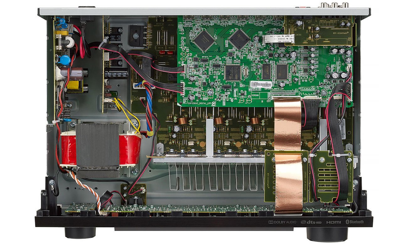 Budowa amlplitunera Denon AVR-X250BT