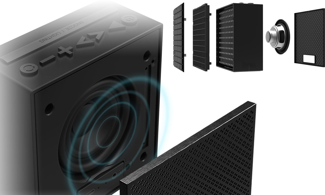 Brzmienie głośnika bezprzewodowego Divoom TimeBox