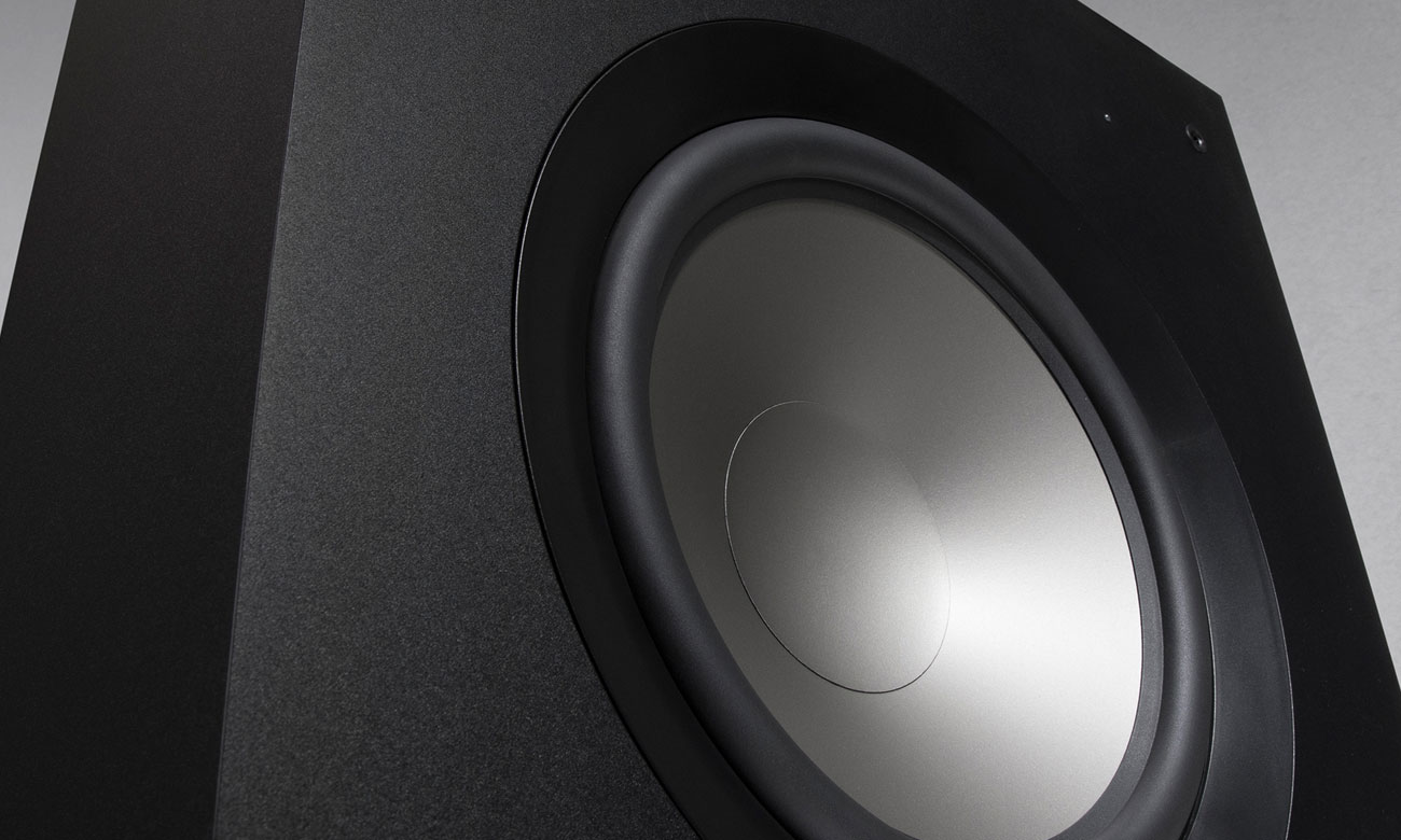Czarny subwoofer Jamo S808 SUB