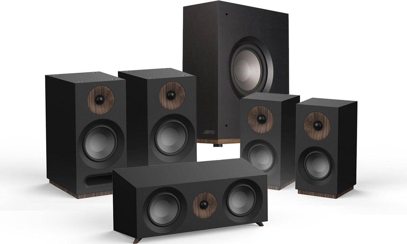Zestaw kina domowego 5.1 Jamo S 803 HCS + S808 SUB Black