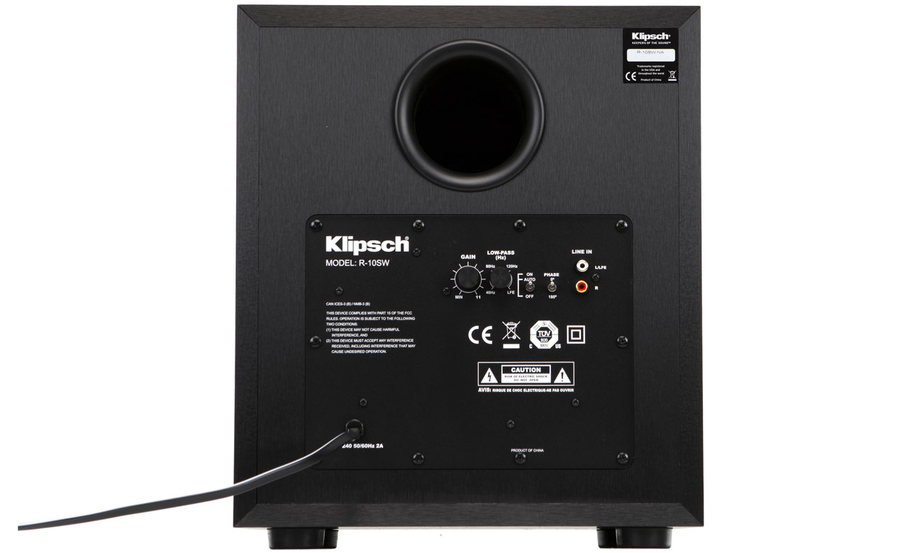 Subwoofer do zestawu kina domowego Klipsch R-10SW