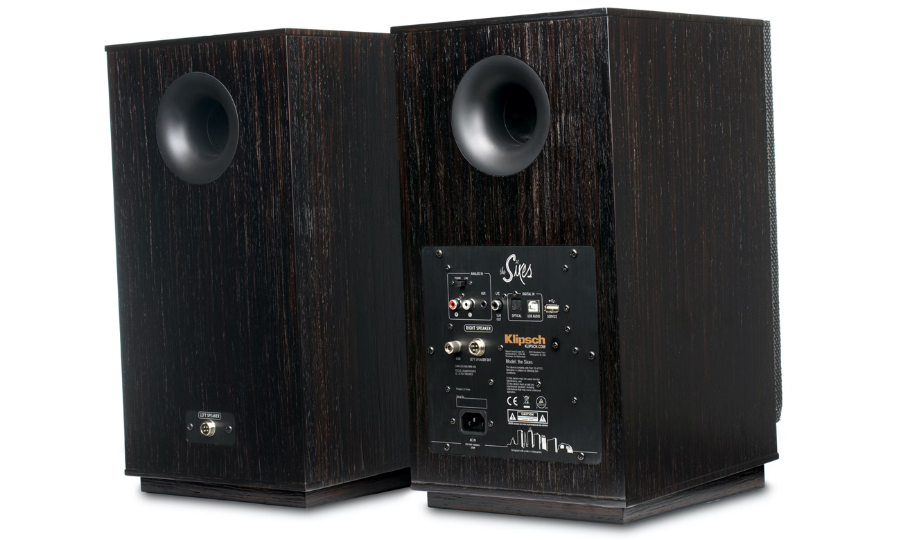złącza w Klipsch The Sixes