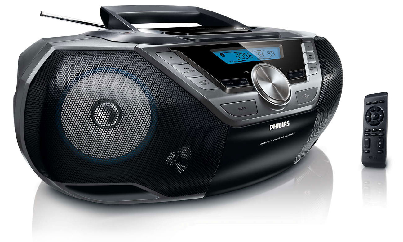 Bumbox Philips AZ780 w kolorze czarnym