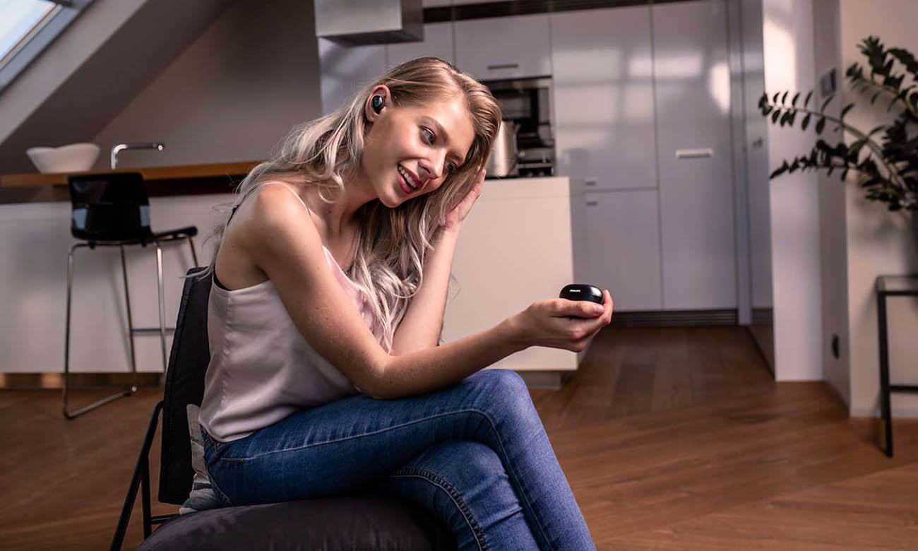 Słuchawki dokanałowe TrueWireless Philips SHB2505BK opinie