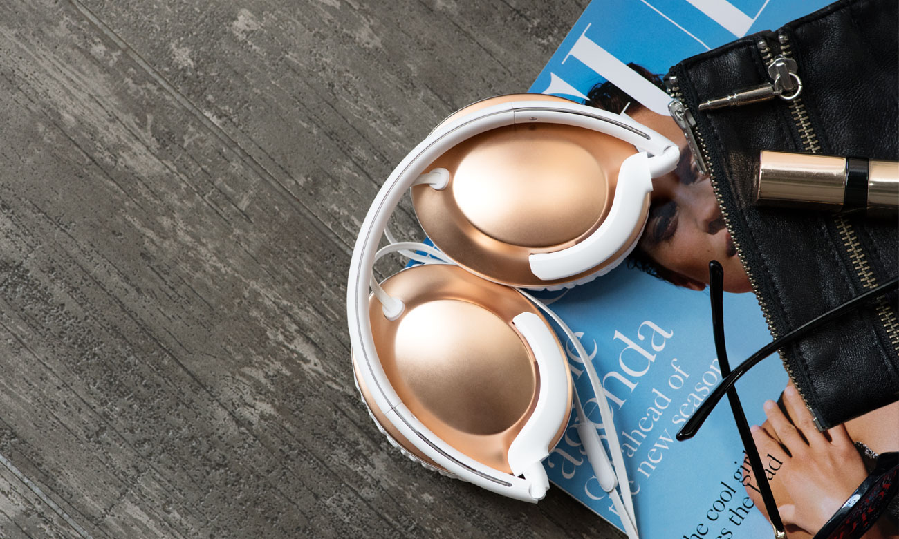 Stylowe słuchawki do smartfona Philips SHL4805RG