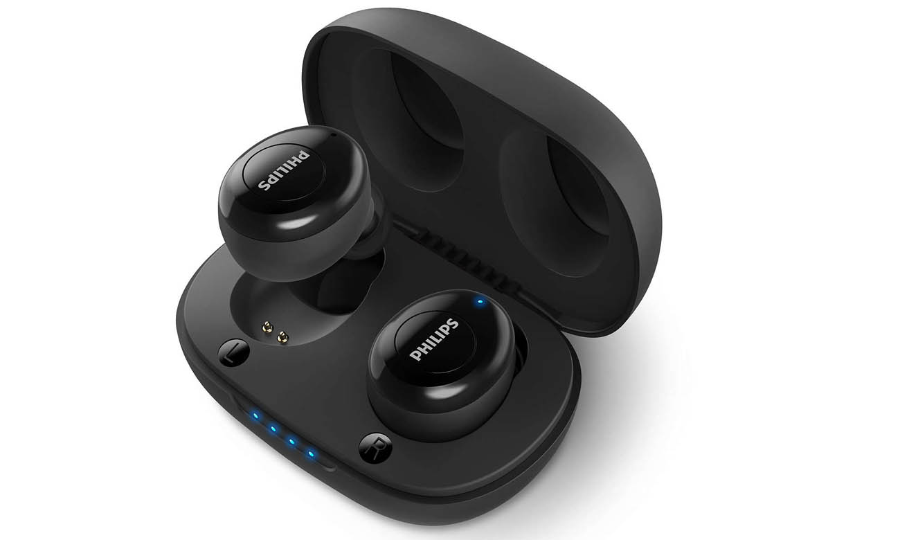 Etui ładujące z słuchawkami Bluetooth Philips TAUT102BK