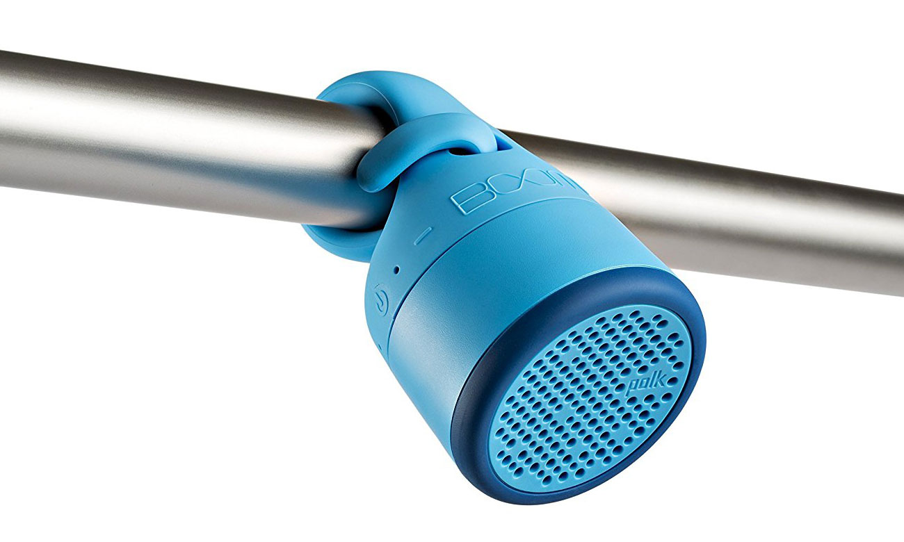 Konstrukcja i mocowanie głośnika przenośnego Polk Audio Swimmer Jr