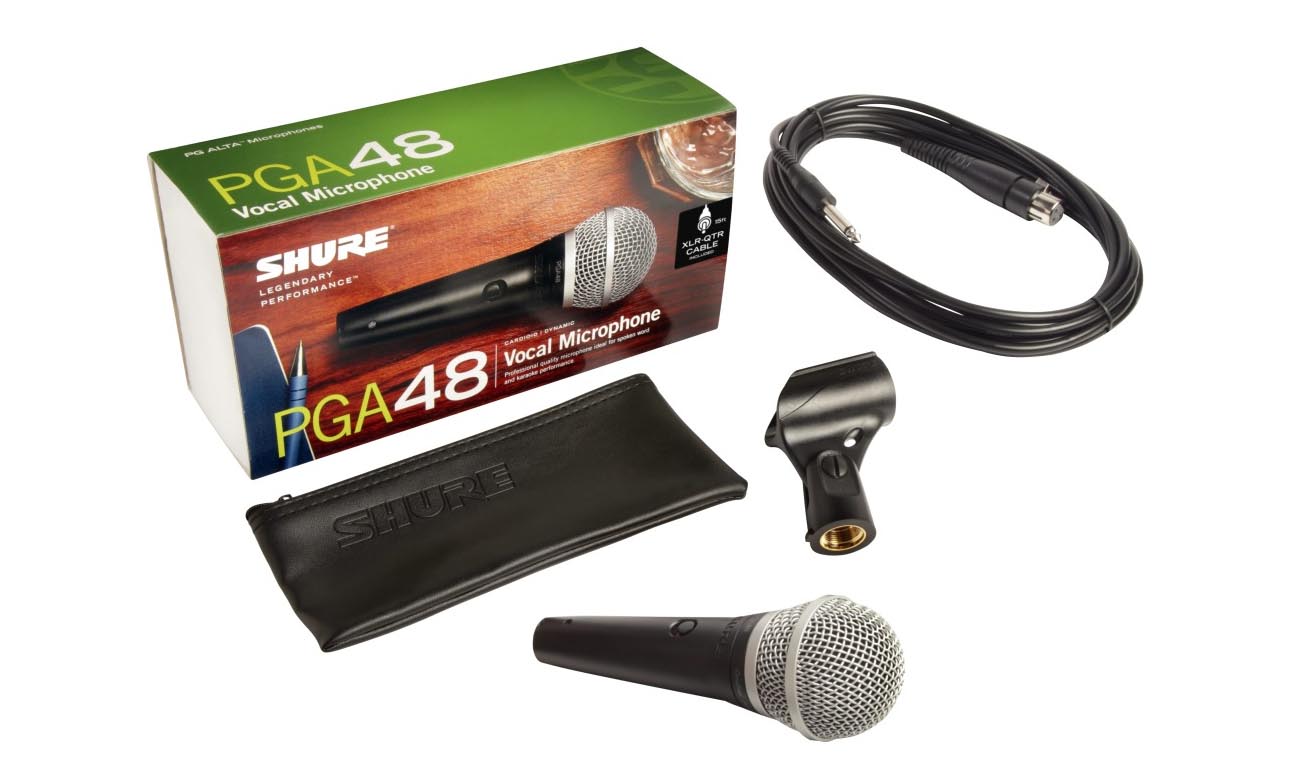 Mikrofon z kablem XLR-QTR Shure PGA48