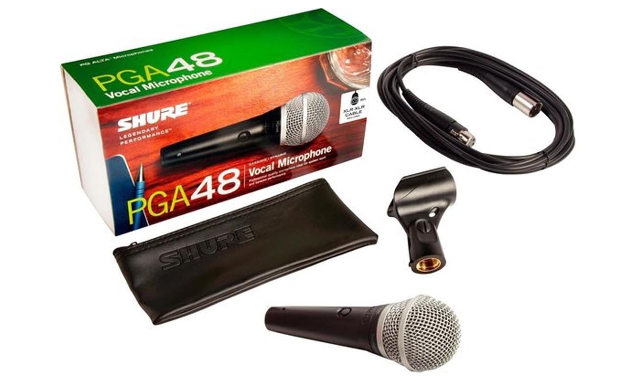 Mikrofon z kablem XLR-XLR Shure PGA48