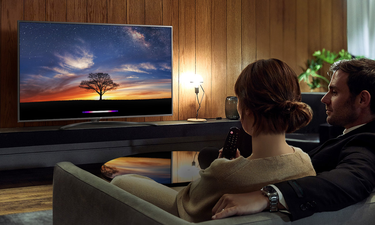 Sztuczna inteligencja i polecenia głosowe w TV LG 55UM7100